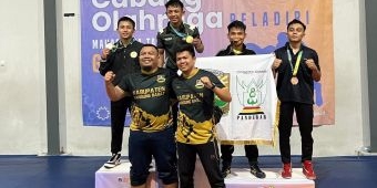Atlet Gulat Kota Batu Bawa Pulang 5 Medali di Invitasi Cabang Olahraga Beladiri Tingkat Nasional