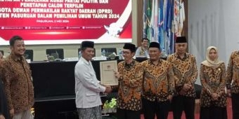 KPU Kabupaten Pasuruan Tetapkan DPRD Terpilih