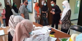 Wabup Qosim Tinjau Rapid Test Gratis Calon Mahasiswa Peserta UTBK SBMPTN 