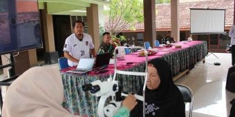 TMMD ke-126 Sidoarjo Gelar Skrining Mata Gratis untuk Warga