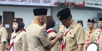 Mabincab dan Kwarcab 2025- 2030 Resmi Dilantik, Bupati Bojonegoro: Pramuka Bangun Karakter Pemuda