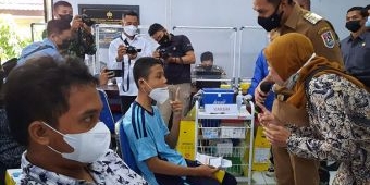Songsong HUT Ke-76 RI, Polres Tuban Gelar Vaksinasi untuk Difabel
