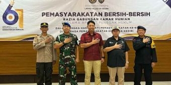 Lapas Kediri Gelar Operasi Gabungan, Temukan Sajam Rakitan dan Logam Berbahaya