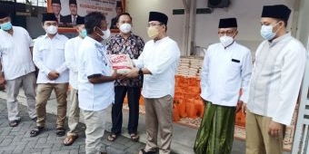 Partai Gerindra Jatim Berikan Santunan dan Sembako bagi Anak Yatim Korban Covid-19 di Pasuruan