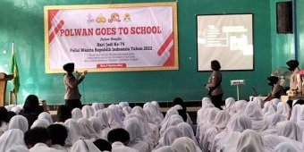 Sambut HUT ke-74, Polres Batu Gelar Polwan Goes To School