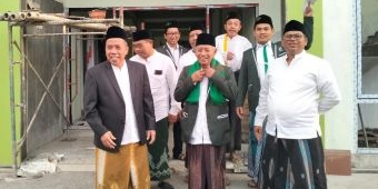 Ratusan Banser Dikerahkan saat Peresmian Kantor MWC NU Gempol