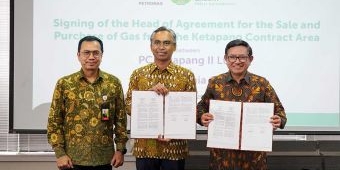 Dirut Petrokimia Gresik dan Dirut PC Ketapang II LTD Teken HoA untuk Jual Beli Gas