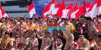 Gubernur Khofifah Ajak Pramuka Jatim Jadi Agen Perubahan Demi Ketahanan Bangsa