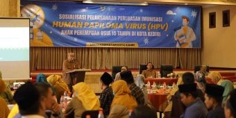 Gelar Sosialisasi Perluasan Imunisasi HPV, Kepala Dinkes Kota Kediri Tegaskan Hal ini