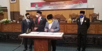 Dewan dan Bupati Banyuwangi ​Tanda Tangani Nota Kesepakatan KUA PPAS 2021