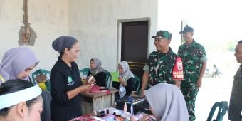 Dansatgas TMMD ke-126 Sidoarjo Pantau Progres Pembangunan di Desa Kedondong Tulangan