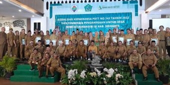 73 Desa di Sidoarjo Terima Penghargaan Desa Mandiri Dari Mendes PDTT