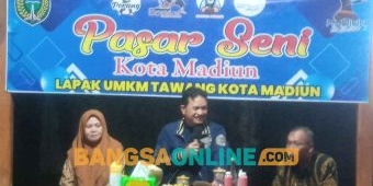 Wali Kota Madiun Buka Pasar Seni