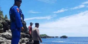 Pemancing Diduga Hilang di Pantai Peh Pulo Blitar