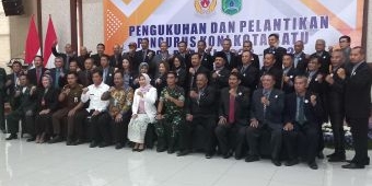 40 Pengurus KONI Kota Batu 2022-2026 Resmi Dilantik