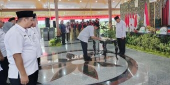 Hadiri Pelantikan Pengurus PMI Bangkalan, ini Pesan Plt Bupati Mohni