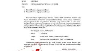 Beredar Surat Palsu Pengangkatan Tenaga Honorer, Ini kata Kementerian PANRB