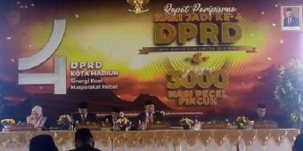 Peringati Hari Jadi Ke-4, DPRD Kota Madiun Adakan Rapat Paripurna di Luar