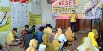 Reses Persidangan II, Asroin Disambati Infrastruktur Jalan Rusak, Irigasi, dan Rumah Tak Layak Huni