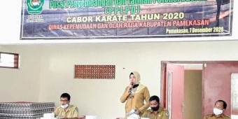 Dispora Pamekasan Gelar Penutupan PPLPsD Cabor Karate