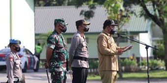 Forkopimda Ngawi Laksanakan Apel Pasukan Pamor Keris
