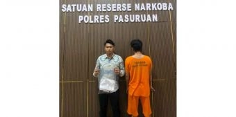 Polres Pasuruan Tangkap Pengedar Sabu di Gempol, 7,7 Gram Barang Bukti Diamankan