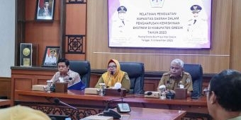 Wakil Bupati Gresik Pimpin Pelatihan Penguatan Penghapusan Kemiskinan Ekstrem