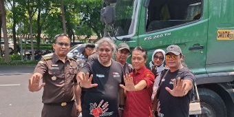 Ribuan Massa MAKI Jatim Gelar Aksi Dukung Pemberantasan Korupsi Kejati