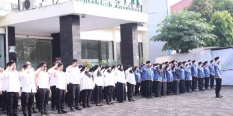 Peringati Hari Kebangkitan Nasional ke-117, Kantah Kabupaten Pasuruan Gelar Upacara Bendera
