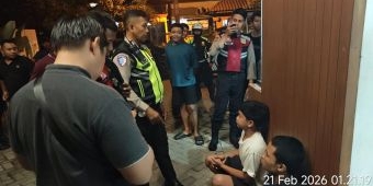 Jaga Kamtibmas, Polres Mojokerto Kota Bersama Warga Gagalkan Tawuran dan Perang Sarung