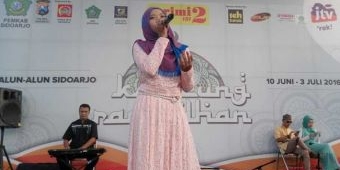 Grup Qasidah KNPI Sidoarjo Ikut Semarakkan Kampung Ramadan