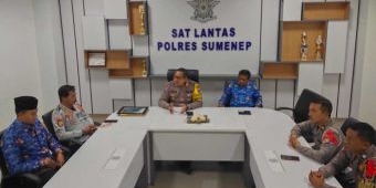 Cegah Balap Liar, Satlantas Polres Sumenep Bersama Instansi Terkait Sepakat Tutup Jalan Diponegoro