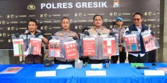 Polres Gresik Bongkar Jaringan Narkotika Gresik-Madura, 209 Gram Sabu Disita