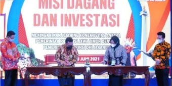 MoU Diteken, Kini Komoditas Unggulan Kediri Mudah Tembus Pasar Jakarta