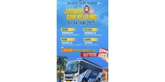 Jadwal Layanan SIM Keliling Polres Pasuruan Selama Juni 2025