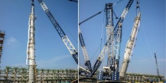 Generator Selexol 66 Meter Berhasil Dipasang di Proyek J-TB
