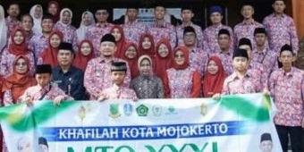 Kafilah MTQ XXXI Jatim 2025 Diberangkatkan ke Jember, Wali Kota Mojokerto Titip Pesan Jaga Kesehatan