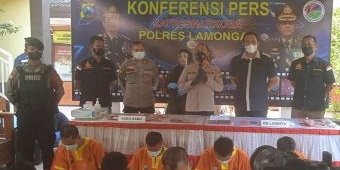 Selama 10 Hari, Polres Lamongan Tangkap 8 Budak Narkoba