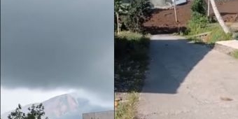 Sejumlah Bangunan Roboh Hingga Longsor Akibat Gempa di Simpang Ampek Sumatera Barat