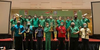 Sabet 7 Emas, NPCI Kota Kediri Juara III Peparprov Jatim 2021
