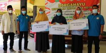 Peringati HUT Ke-76 RI, Karang Taruna Jaya Bhakti Pamekasan Gelar Beragam Lomba Virtual