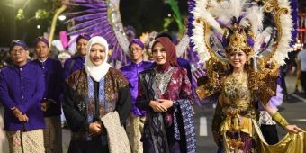 Berkat 'Dewi Kilisuci', Kota Kediri Raih Performa Terbaik Non-Rank di Karnaval Light Culture Parade