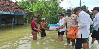 Tanggul Anak Kali Lamong Jebol, 2 Dusun di Benjeng Gresik Terendam Banjir