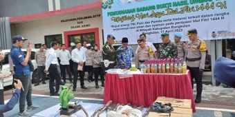 Polres Bangkalan Musnahkan Ratusan Miras, Sabu dan Knalpot Brong