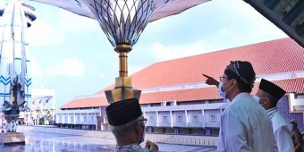 Temui Gubernur Ganjar, Gus Ipul Pelajari Payung Madinah dan Tata Kelola Masjid Agung Semarang