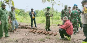 8 Mortir Ditemukan di Lahan Milik Petani di Ponorogo, Diduga Masih Aktif