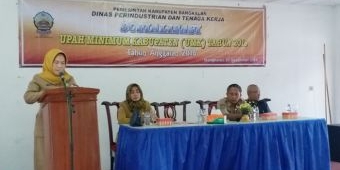 Disperinaker Bangkalan Sosialisasikan Kenaikan UMK 2019 Sebesar 8.25 Persen