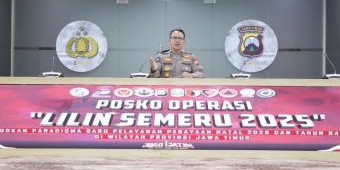 Arus Lalin Nataru Jatim dalam Operasi Lilin Semeru 2025 Terpantau Stabil