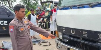 Ban Truk Meletus di Sidoarjo, Tukang Tambal Ban Tewas