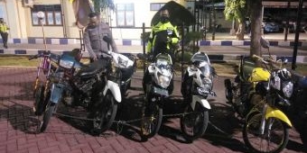 Obrak Balap Liar, Polres Sumenep Amankan 7 Motor